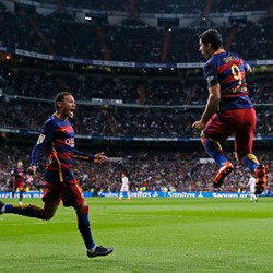 Barca Permalukan Madrid di Santiago Bernabeu