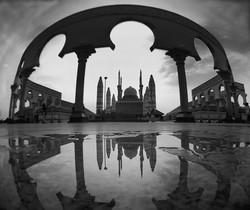 Rumah Tuhan dikala senja