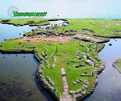 Cuma di Denmark, Pulau Berisi Peta Dunia!