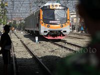 Uji Coba KRL Stasiun Kota-Tanjung Priok