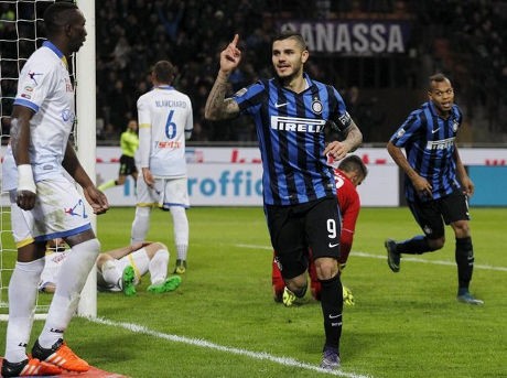 Hajar Frosinone 4-0, Inter Puncaki Klasemen