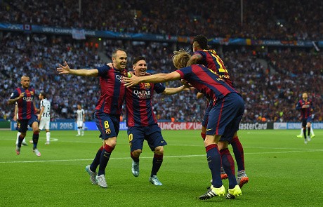 Barcelona Dominasi Daftar Kandidat Tim Terbaik UEFA 2015