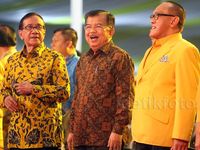 JK dan Prabowo Hadiri HUT Golkar
