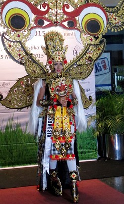 Foto: Kemegahan Kostum Barong yang Akan Dipakai Anindya di Miss Universe