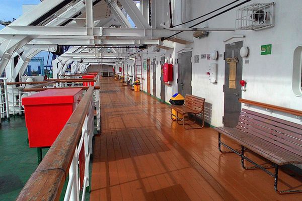 Beginilah Kapal KM Kelud Kalau Kosong Melompong