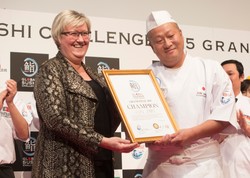 Jun Jibiki, Sang Juara Dunia Global Sushi Challenge 2015