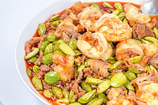 Nasi Goreng Dan Sambal Udang Makin Enak Ditambah Petai