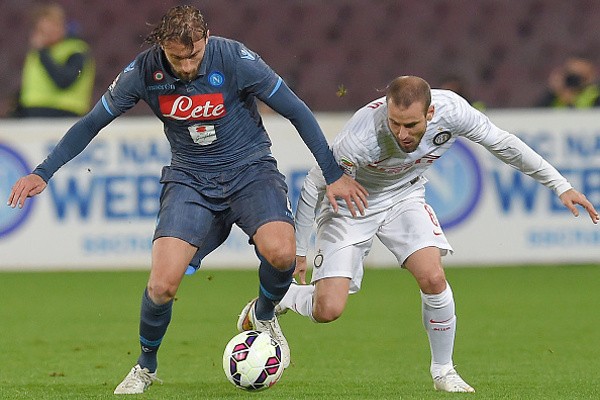 Napoli vs Inter musim lalu (Getty Images/Giuseppe Bellini)