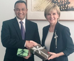 Sambut Anies Baswedan, Menlu Australia Kenang Kunjungannya ke Tanah Abang