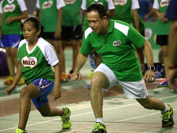 Rexy Mainaky Latih Peserta Milo School Competition