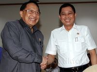 Menhub dan Mantan Menhub Rapat dengan Pansus Pelindo