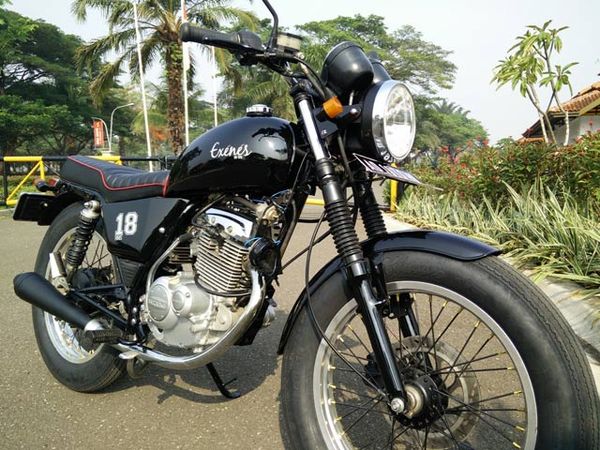 Suzuki Thunder 125 Dibuat Klasik Elegan