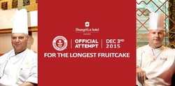 Hotel Shangri-La Jakarta Pecahkan Rekor Pembuatan Fruitcake Sepanjang 561 Meter