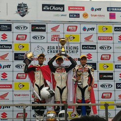 Febriansyah Naik Podium Usai Finis Kedua