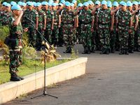 850 Prajurit TNI Terima Pengarahan Dansatgas Indobatt