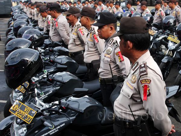 Polisi Bermotor Siap Amankan Pilkada Depok