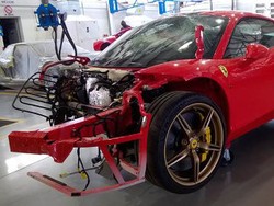 Ferrari 458 Speciale yang Hancur Ini Dilelang Rp 961 Juta