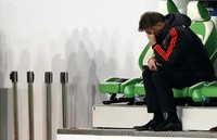 Dengan demikian anak asuhan Luis van Gaal tersebut harus melanjutkan perjalanan mereka di Liga Europa. Carl Recine/Reuters/detikFoto.     
