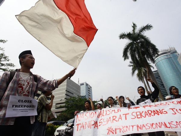 Aksi Nasionalisasi Tambang