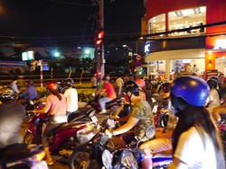 Diserbu Sepeda Motor di Ho Chi Minh City