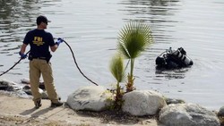 Teror San Bernardino, Polisi Menyisir Suatu Danau
