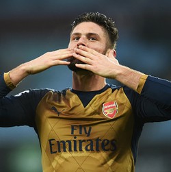 Giroud Kini Punya 50 Gol Premier League untuk Arsenal
