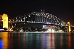 Sydney Harbour Bridge at Night