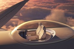 Inovasi di Pesawat, Atap Terbuat dari Kaca