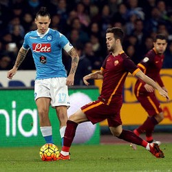 Napoli versus Roma Berakhir Imbang Tanpa Gol