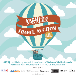 #KartuPosAuction, Saatnya Berburu Voucher Travel Sambil Amal