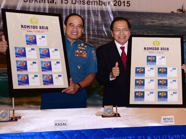 Rizal Ramli Luncurkan Prangko Komodo 2016