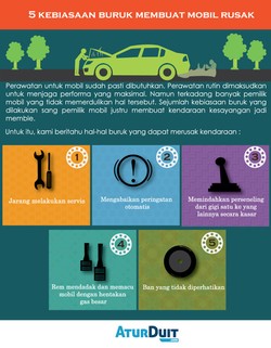 5 Kebiasaan Buruk yang Merusak Mobil
