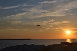 Sunset Cantik di Dekat Bandara Ngurah Rai, Bali