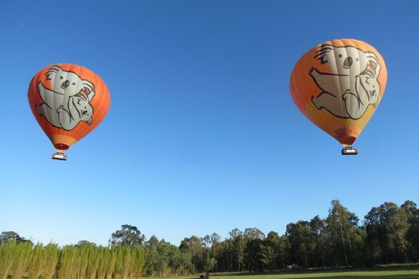 Melayang Damai dengan Balon Udara di Gold Coast