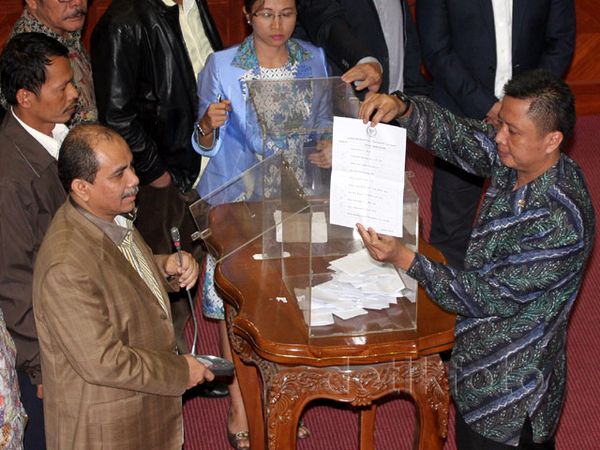 Voting Pemilihan Pimpinan KPK