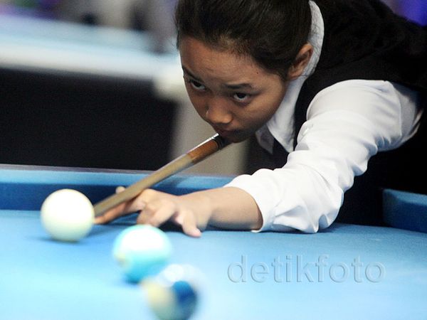 Aksi-aksi Peserta Kejurnas Biliar 2015