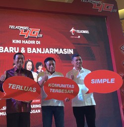 Pekanbaru & Banjarmasin, Kota Pamungkas 4G Telkomsel di 2015