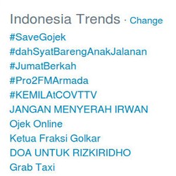 Netizen Protes, #SaveGoJek Jadi Trending Twitter