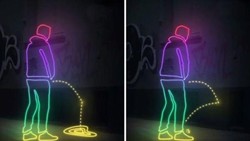 Tembok Antiurine ini akan Membasahi Balik Pengencing