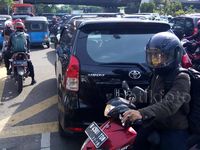 Perempatan Pancoran Mampet, Kemacetan Mengular
