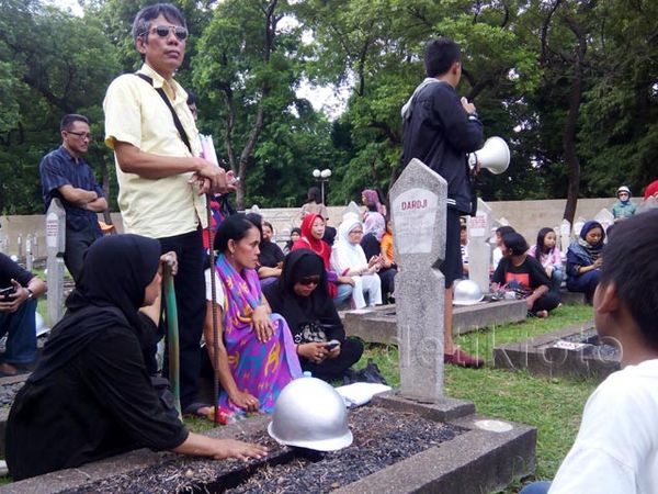 Rumahnya Mau Digusur, Warga Mampang Datangi TMP Kalibata