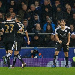 Okazaki, Vardy, dan Mahrez Kalahkan Everton