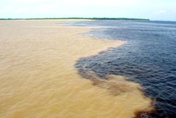 Keajaiban Air Sungai Tidak Menyatu di Brasil