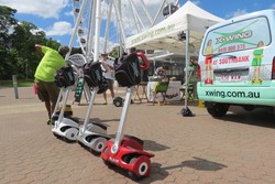 Asyiknya Meluncur Naik Segway di Brisbane