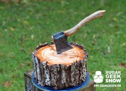 Nyam! Potongan Kayu Lumberjack Ini Seluruhnya Terbuat dari Kue