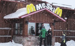 Ini Dia McSki, Gerai McDonalds di Arena Ski Lindvallen