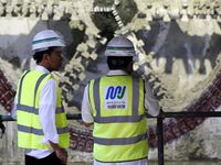 Jokowi Tinjau Pengeboran Proyek MRT
