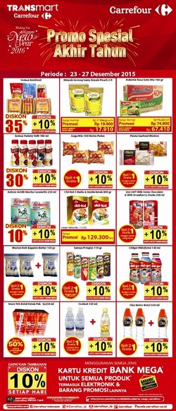 Libur Akhir Tahun, Jangan Lupa Belanja Kebutuhan Rumah Tangga di Carrefour