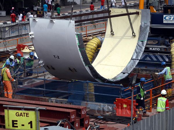 Pengeboran Terowongan MRT Terus Dikebut