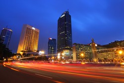 Bundaran HI Blue Hour